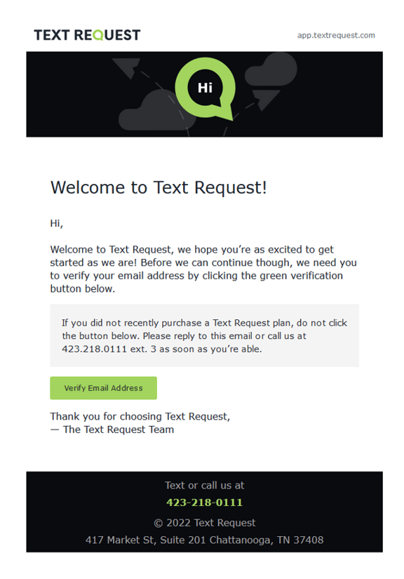 how to send verification email